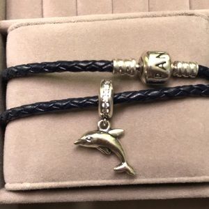 Pandora Dolphin dangle charm